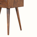 Littler Open Bedside Table with Drawer, Mini - Chestnut Bedside Tables - Bokel Home