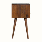 Littler Open Bedside Table with Drawer, Mini - Chestnut Bedside Tables - Bokel Home