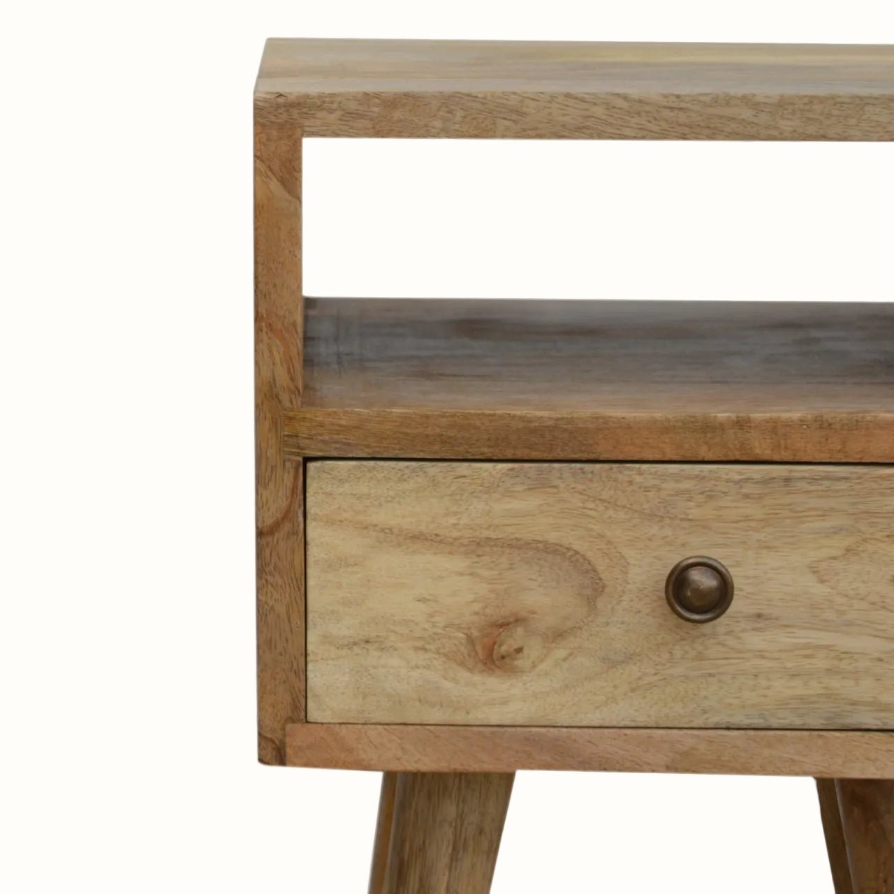 Littler Open Bedside Table with Drawer, Mini - Natural Bedside Tables - Bokel Home