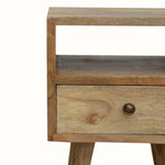 Littler Open Bedside Table with Drawer, Mini - Natural Bedside Tables - Bokel Home