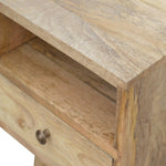 Littler Open Bedside Table with Drawer, Mini - Natural Bedside Tables - Bokel Home