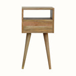 Littler Open Bedside Table with Drawer, Mini - Natural Bedside Tables - Bokel Home