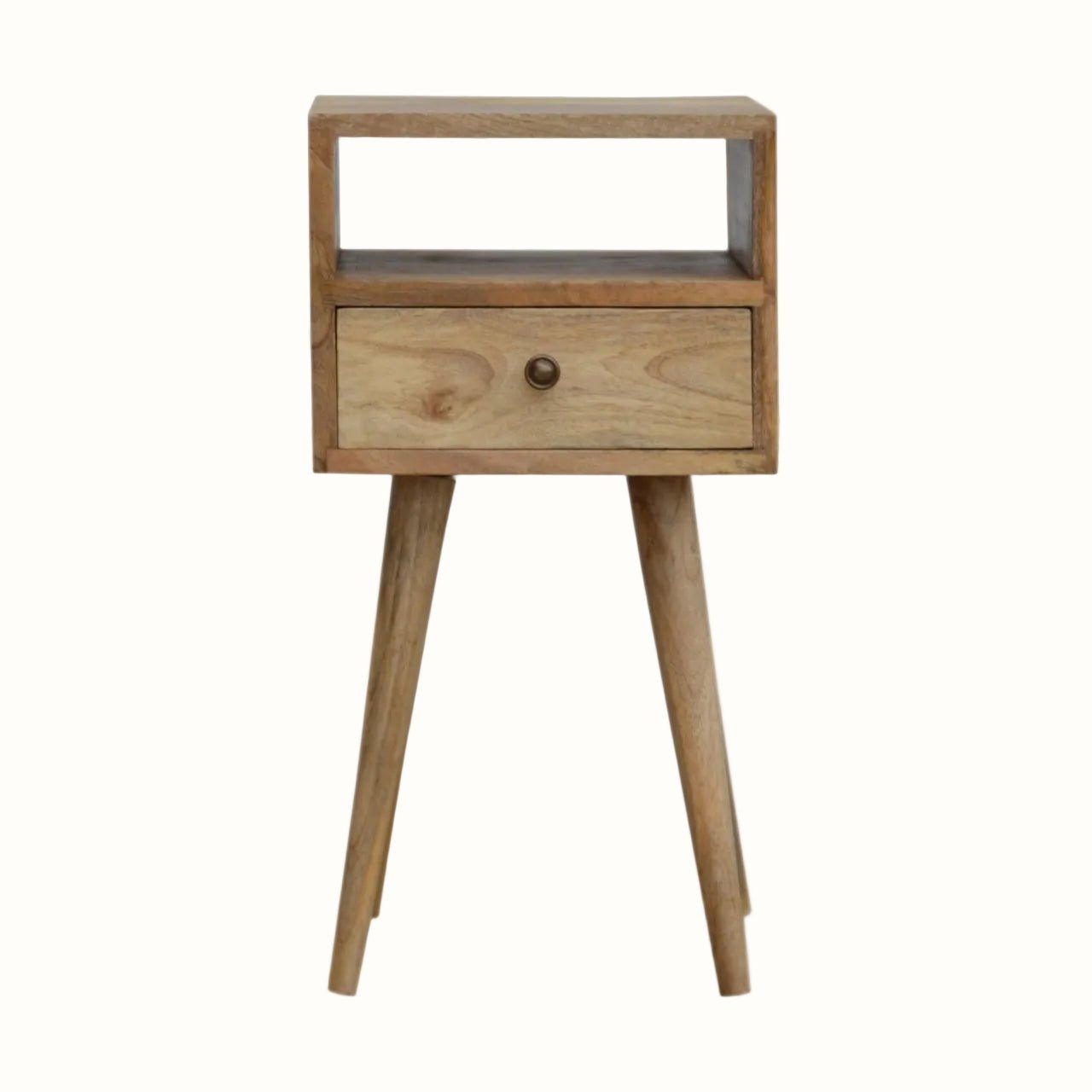 Littler Open Bedside Table with Drawer, Mini - Natural Bedside Tables - Bokel Home