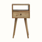 Littler Open Bedside Table with Drawer, Mini - Natural Bedside Tables - Bokel Home