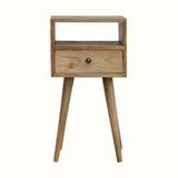 Littler Open Bedside Table with Drawer, Mini - Natural Bedside Tables - Bokel Home