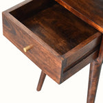 Littler Open Bedside Table with Drawer, Mini - Walnut Bedside Tables - Bokel Home