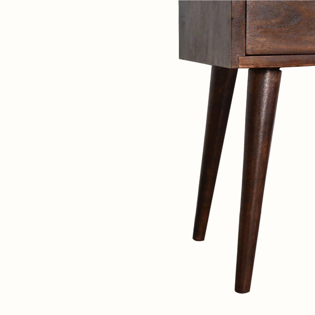 Littler Open Bedside Table with Drawer, Mini - Walnut Bedside Tables - Bokel Home
