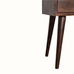 Littler Open Bedside Table with Drawer, Mini - Walnut Bedside Tables - Bokel Home