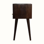 Littler Open Bedside Table with Drawer, Mini - Walnut Bedside Tables - Bokel Home