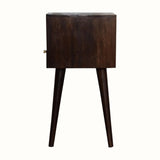 Littler Open Bedside Table with Drawer, Mini - Walnut Bedside Tables - Bokel Home