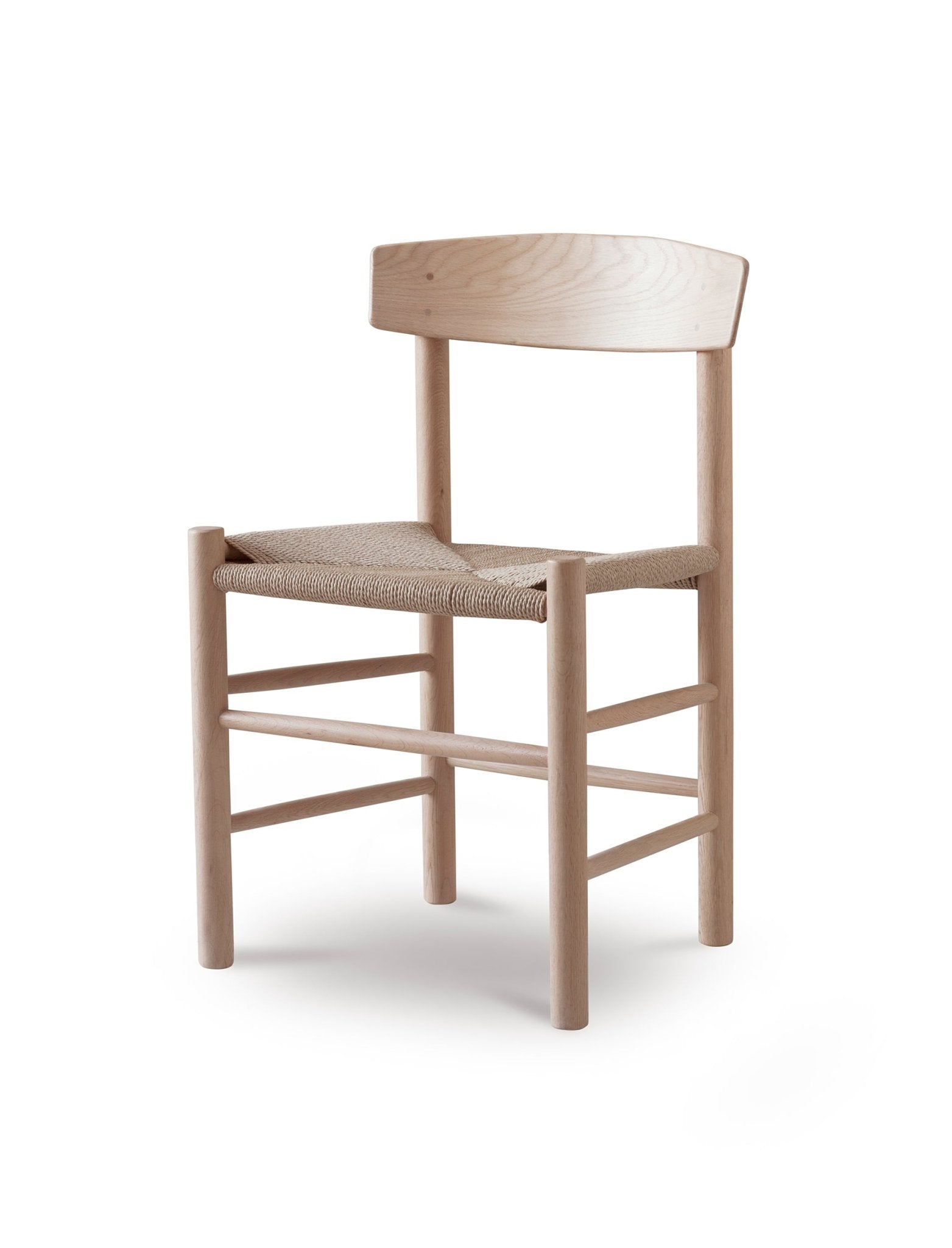 Longworth Dining Chairs - Oak Wood, Natural, Set of 2 Dining Chairs - Bokel Home