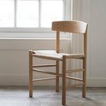 Longworth Dining Chairs - Oak Wood, Natural, Set of 2 Dining Chairs - Bokel Home