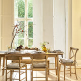 Longworth Extension Dining Table - Oak Wood, Natural Dining Tables - Bokel Home