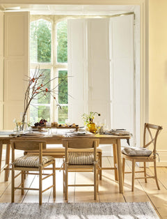 Longworth Extension Dining Table - Oak Wood, Natural Dining Tables - Bokel Home