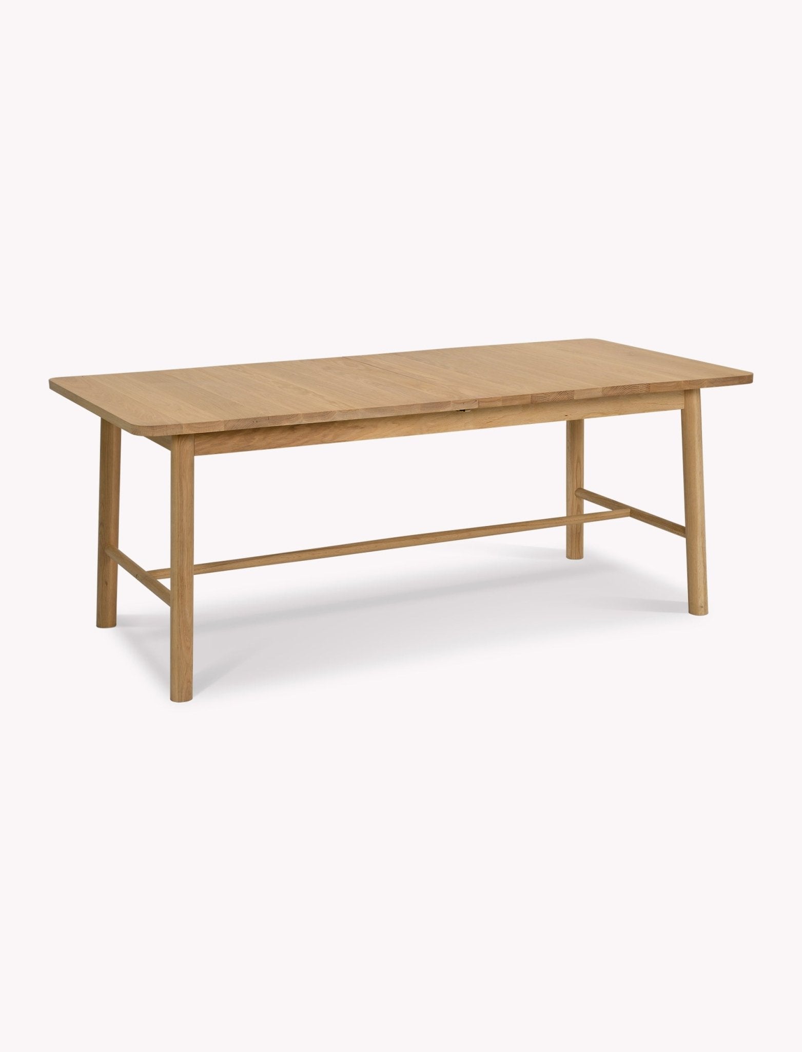 Longworth Extension Dining Table - Oak Wood, Natural Dining Tables - Bokel Home