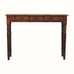 Louis Console Table with 3 Drawers, Large - Chestnut Console Tables - Bokel Home