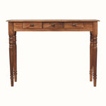 Louis Console Table with 3 Drawers, Large - Honey Caramel Console Tables - Bokel Home