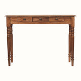 Louis Console Table with 3 Drawers, Large - Honey Caramel Console Tables - Bokel Home
