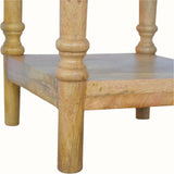 Louis Narrow Bedside Table, Small - Natural Bedside Tables - Bokel Home