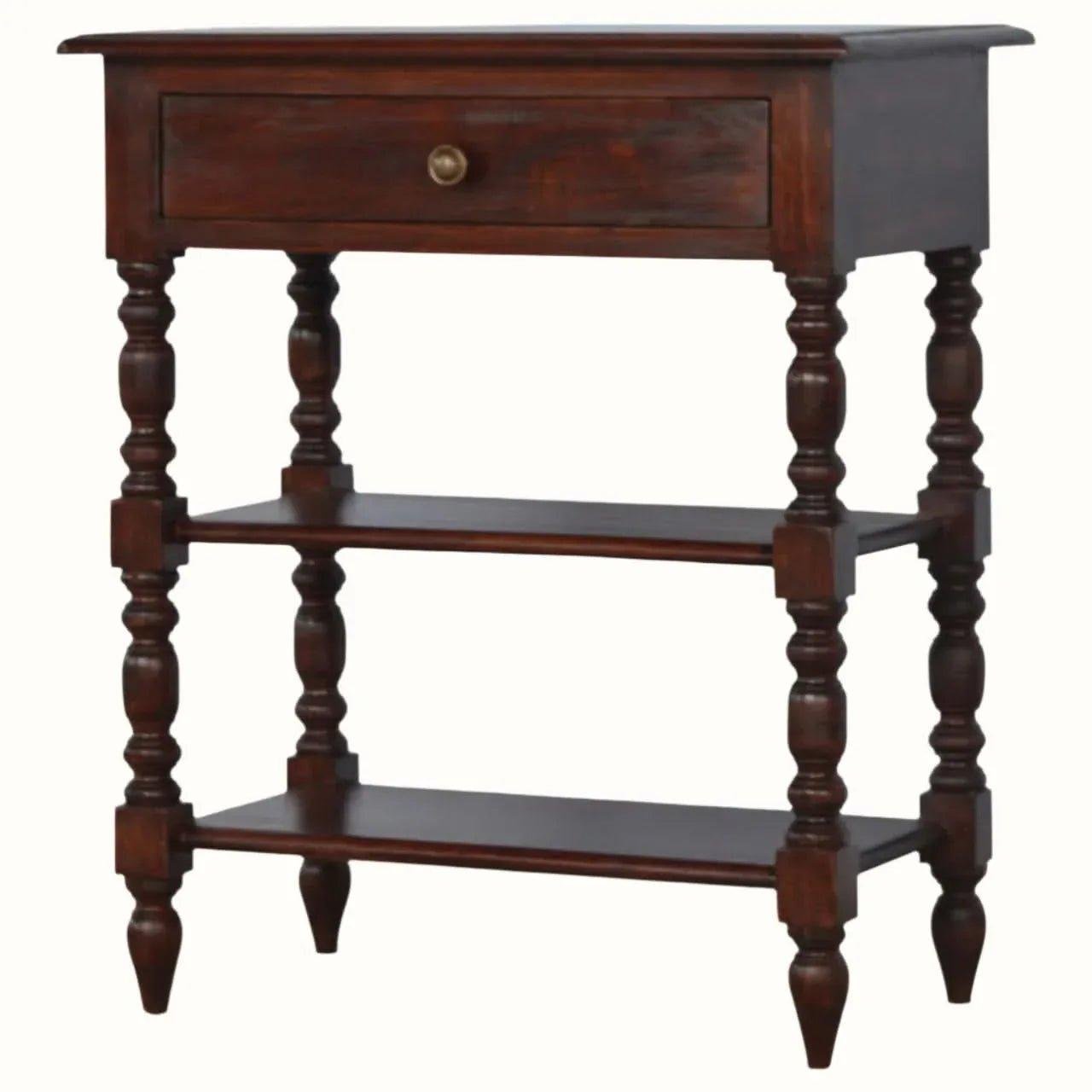 Louis Occasional Table, Medium - Chestnut Console Tables - Bokel Home
