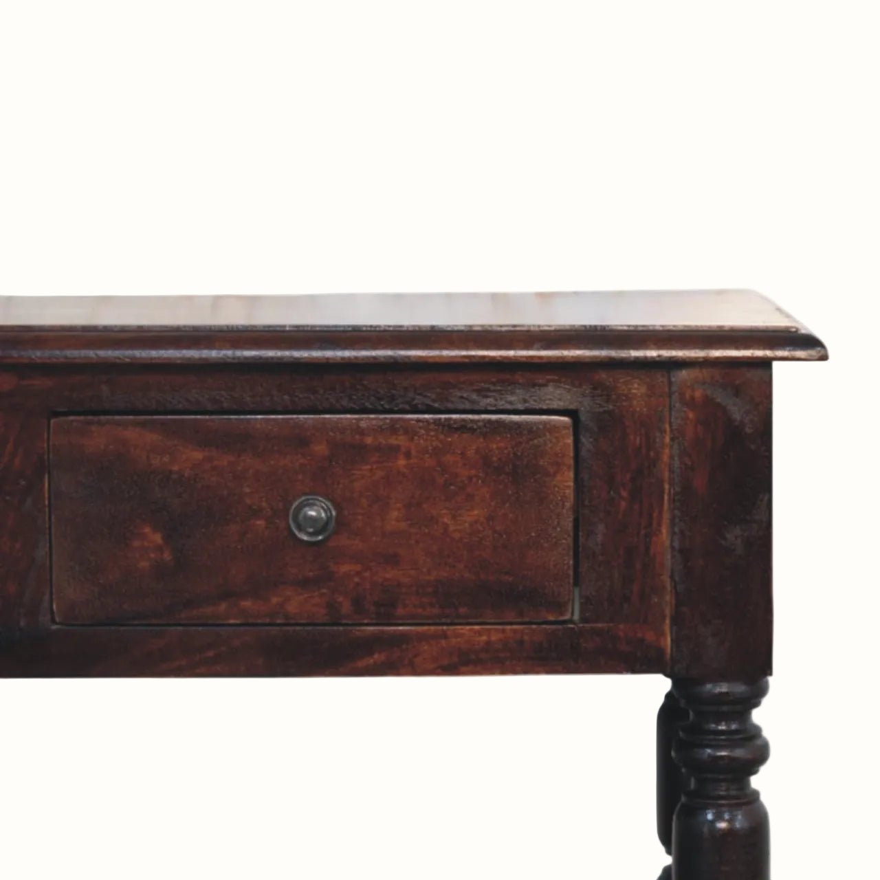 Louis Occasional Table with 2 Drawers, Medium - Cherry Console Tables - Bokel Home