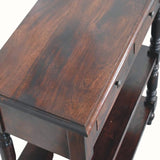 Louis Occasional Table with 2 Drawers, Medium - Cherry Console Tables - Bokel Home