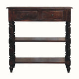 Louis Occasional Table with 2 Drawers, Medium - Cherry Console Tables - Bokel Home