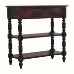Louis Occasional Table with 2 Drawers, Medium - Cherry Console Tables - Bokel Home