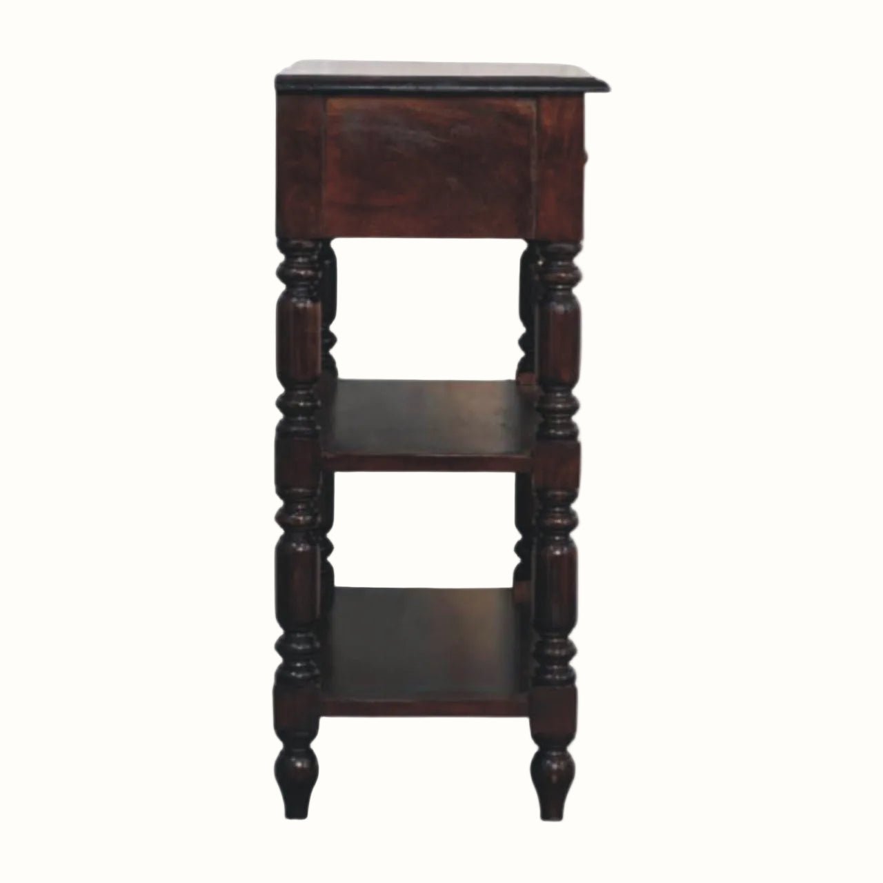 Louis Occasional Table with 2 Drawers, Medium - Cherry Console Tables - Bokel Home