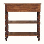 Louis Occasional Table with 2 Drawers, Medium - Chestnut Console Tables - Bokel Home