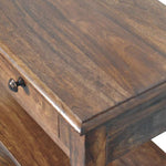 Louis Occasional Table with 2 Drawers, Medium - Chestnut Console Tables - Bokel Home