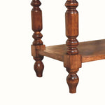 Louis Occasional Table with 2 Drawers, Medium - Chestnut Console Tables - Bokel Home