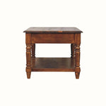 Louis Open Coffee Table with Drawers, Medium - Chestnut Coffee Tables - Bokel Home