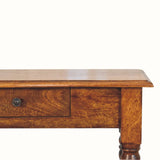 Louis Slim Console Table, Medium - Chestnut Console Tables - Bokel Home