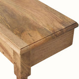 Louis Wall-Mounted Radiator Console - Natural Console Tables - Bokel Home