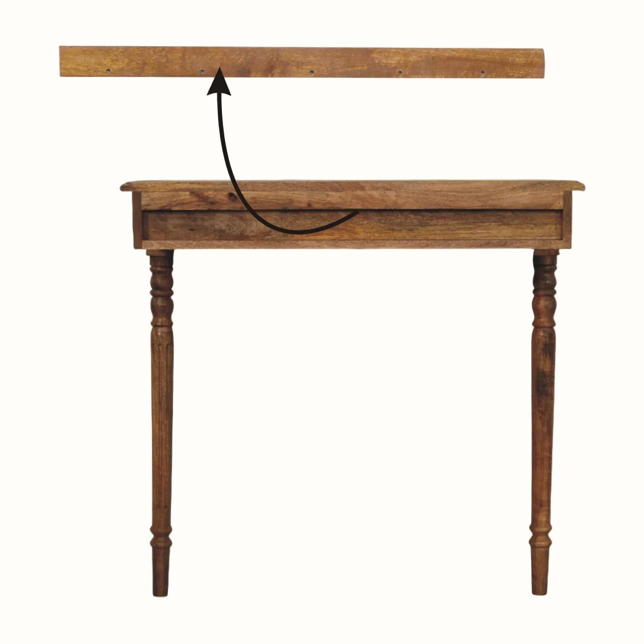 Louis Wall-Mounted Radiator Console - Natural Console Tables - Bokel Home