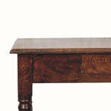 Louis Writing Desk, Medium - California Walnut Desks - Bokel Home