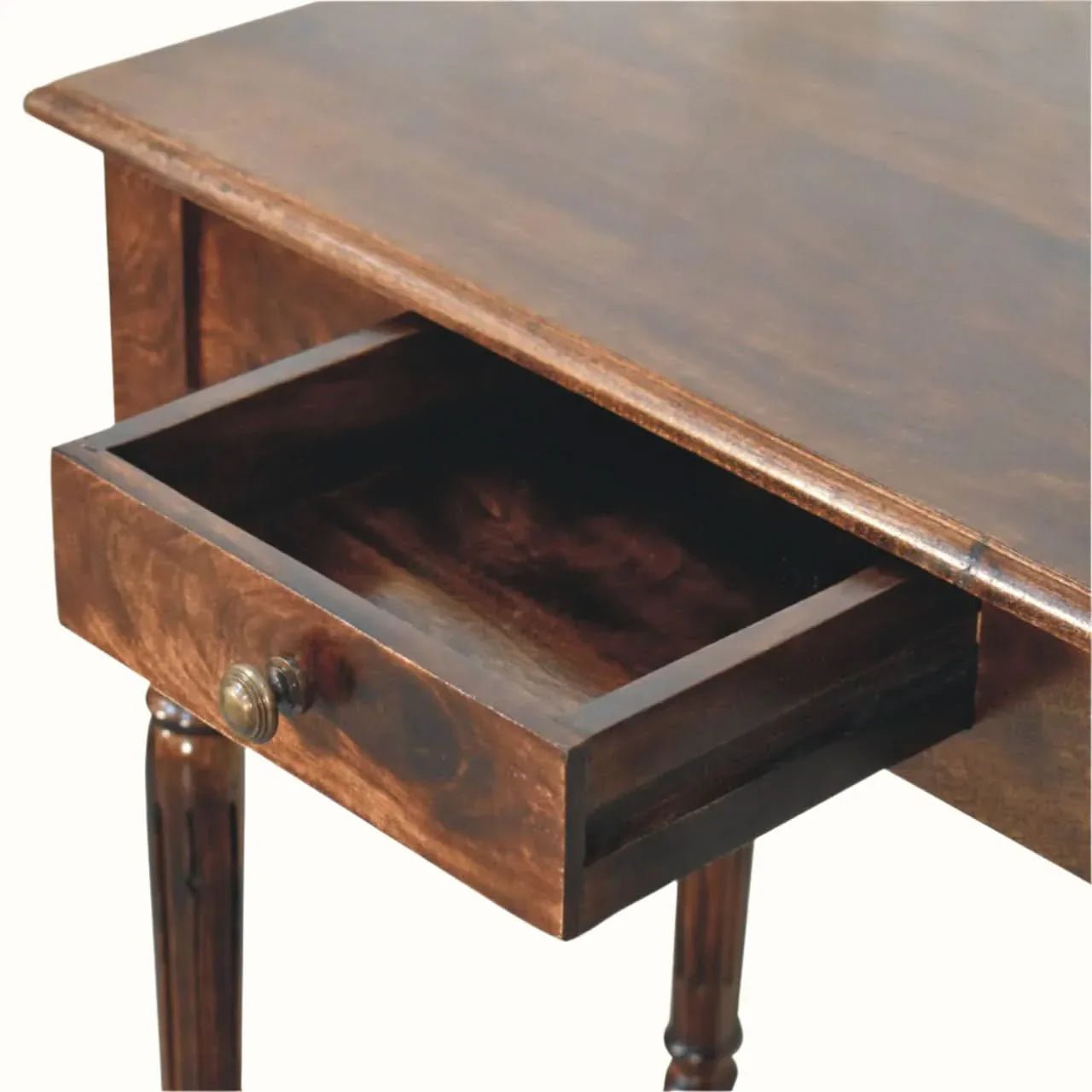 Louis Writing Desk, Medium - California Walnut Desks - Bokel Home