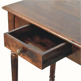 Louis Writing Desk, Medium - California Walnut Desks - Bokel Home