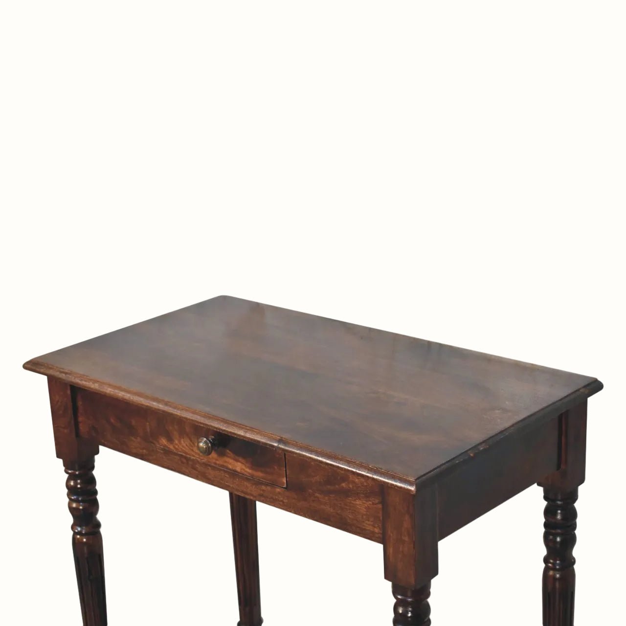 Louis Writing Desk, Medium - California Walnut Desks - Bokel Home