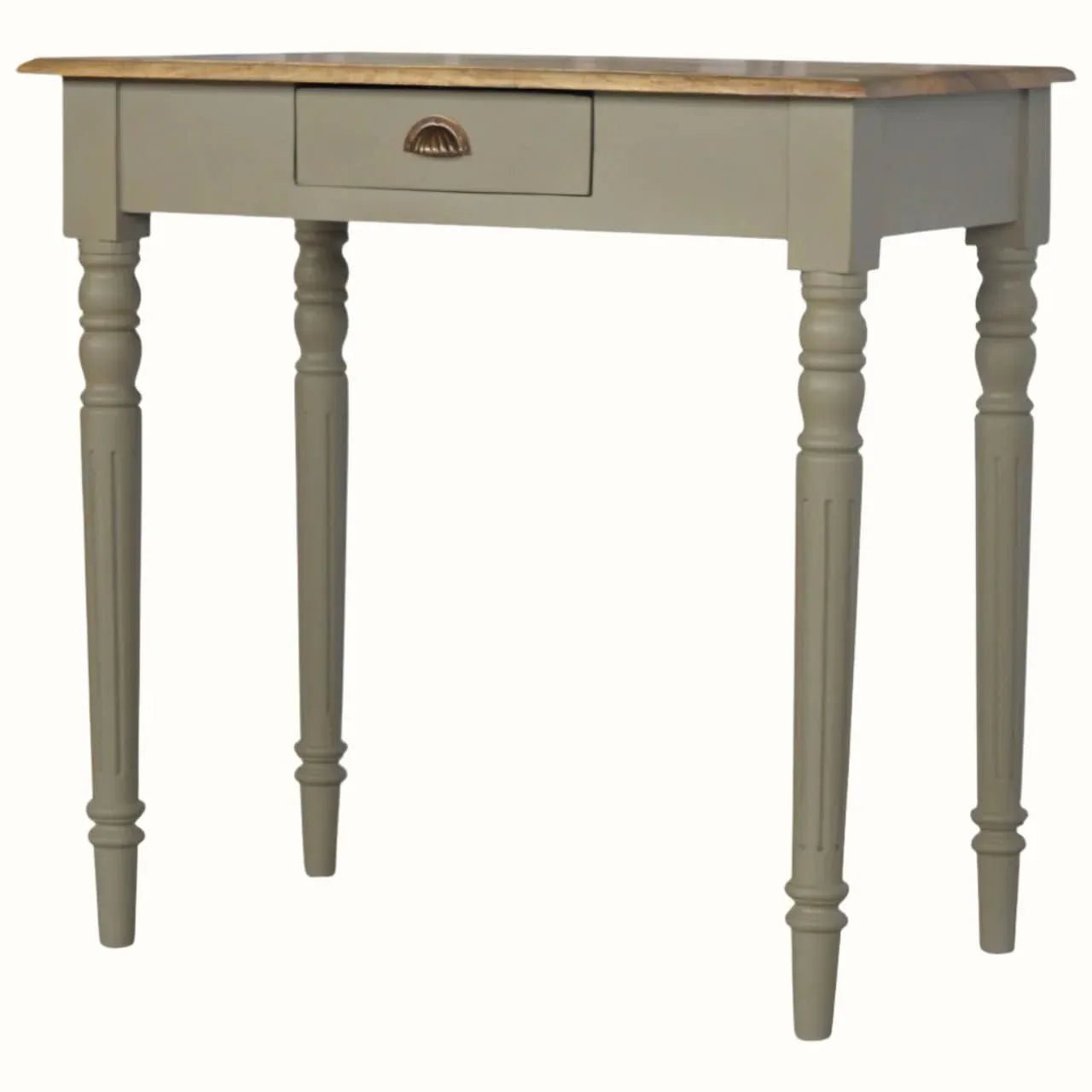 Louis Writing Desk, Medium - French Grey Desks - Bokel Home