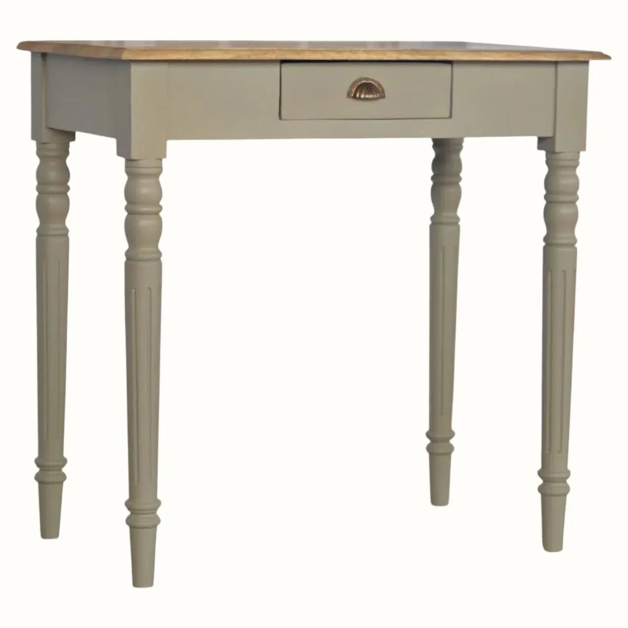 Louis Writing Desk, Medium - French Grey Desks - Bokel Home