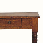 Louis Writing Desk, Small - Chestnut Desks - Bokel Home