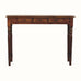 Louis Writing Desk with 3 Drawers, Large - Chestnut