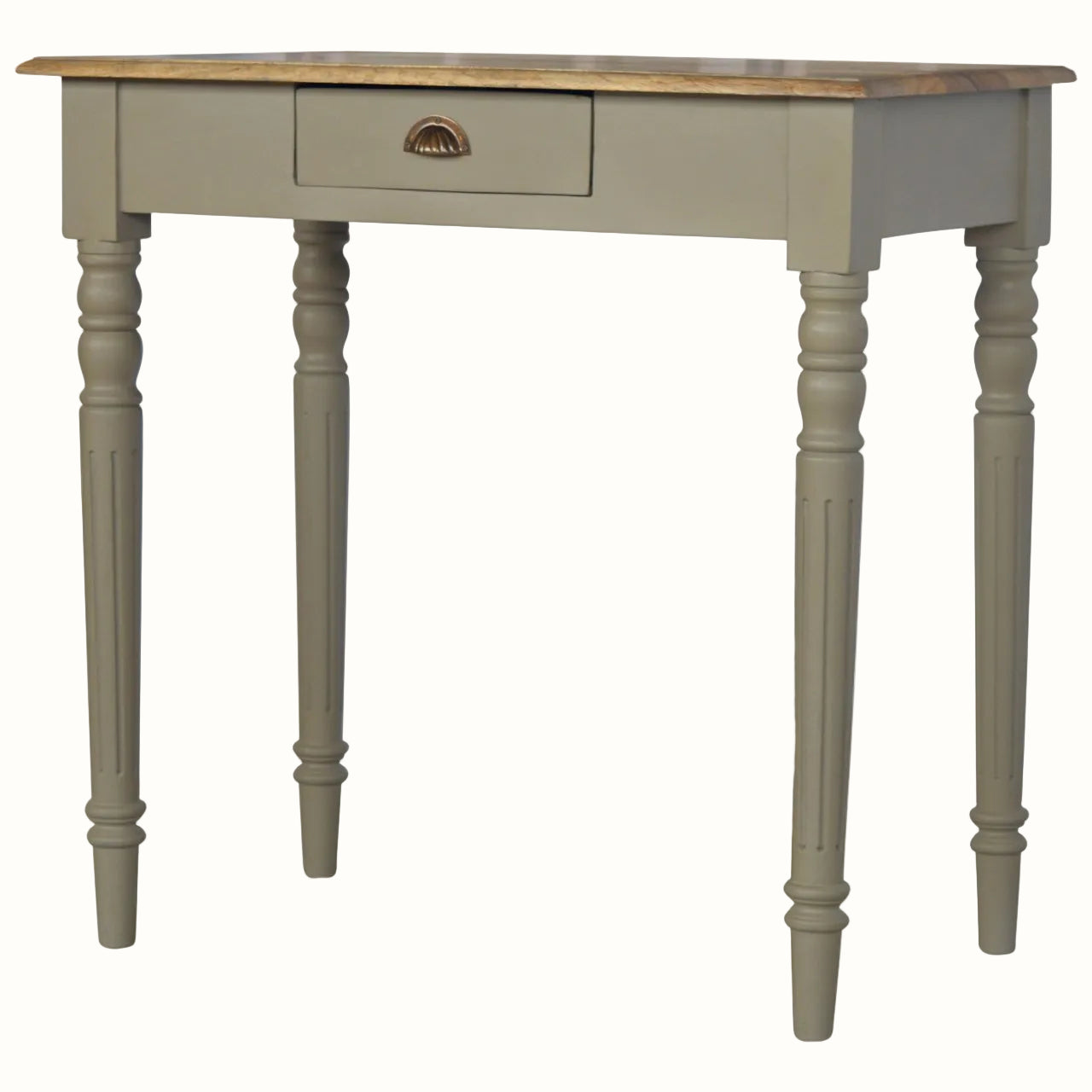 Louis Writing Desk, Medium - French Grey