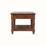 Louis Open Coffee Table with Drawers, Medium - Chestnut Coffee Tables Bokel Home