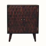 Marina Cabinet, Small - Light Walnut - Bokel Home