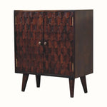 Marina Cabinet, Small - Light Walnut - Bokel Home
