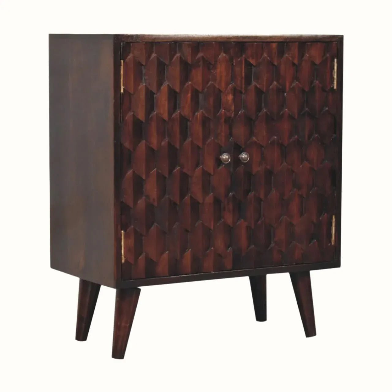 Marina Cabinet, Small - Light Walnut - Bokel Home