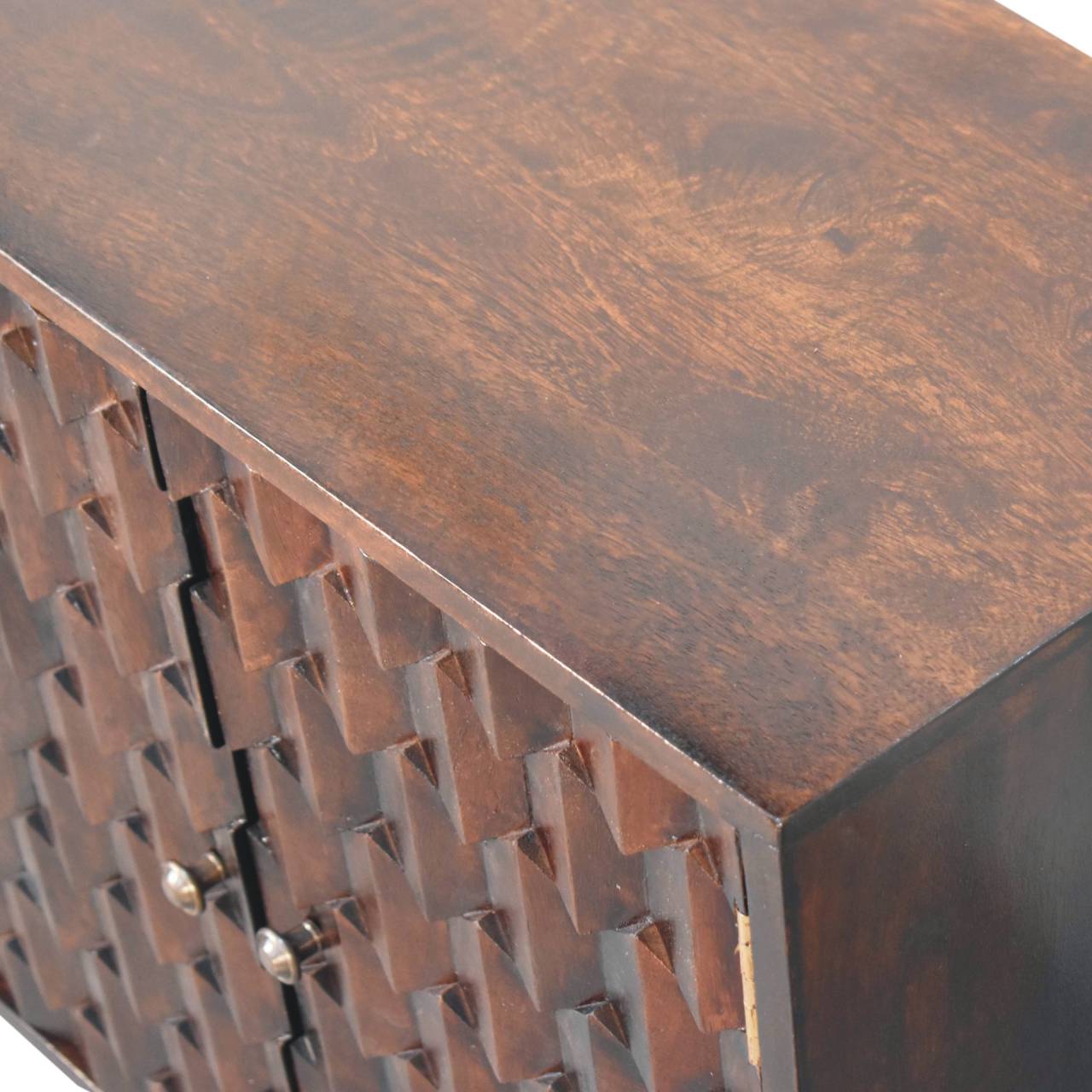 Marina Cabinet, Small - Light Walnut - Bokel Home
